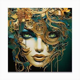 Clockwork Woman Canvas Print