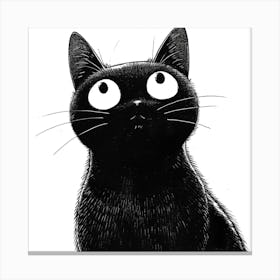 Black Cat 2 Canvas Print