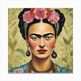 Frida Kahlo 25 Canvas Print