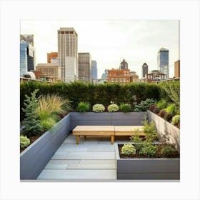 Rooftop Garden Canvas Print