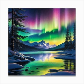 Aurora Borealis 60 Canvas Print