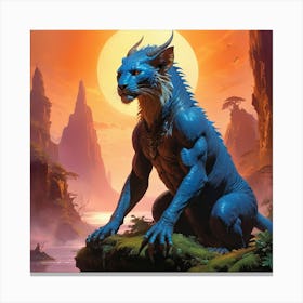 Fantasy Beast 2 Canvas Print