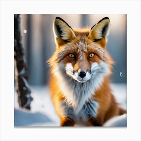 Red Fox 8 Canvas Print