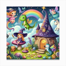 Fairy World Canvas Print
