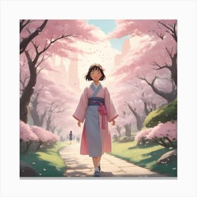 Sakura Blossom Canvas Print