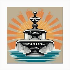 Fountain Canvas Print