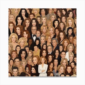 Portrait Of Women Canvas Print