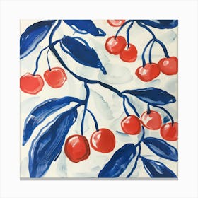 Cherry Painting Matisse Style 3 Canvas Print