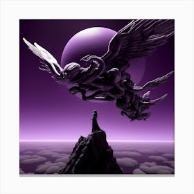 Angel Of The Sky Canvas Print