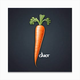 Carrot Logo 10 Canvas Print