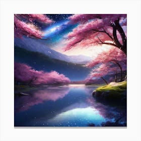 Cherry Blossoms 55 Canvas Print