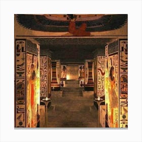 Egyptian Temple 22 Canvas Print