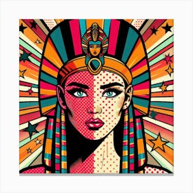 Pop Egyptian Lina FlameLight Canvas Print