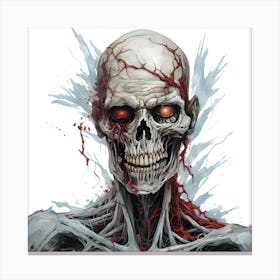 Skeleton Canvas Print