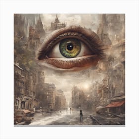 We have the same eye, but we do not have the same freshness Canvas Print
