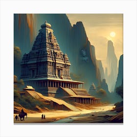 Mountain Temple 8 1 Canvas Print
