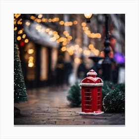 Christmas In London Canvas Print