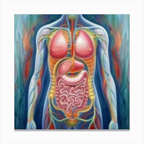 Organs Of The Human Body 16 Canvas Print