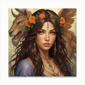 Elven Beauty 4 Canvas Print