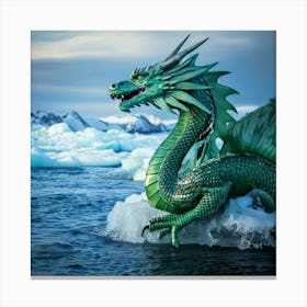 Firefly Majestic Green Dragon By Icy Ocean 58629 (2) Canvas Print