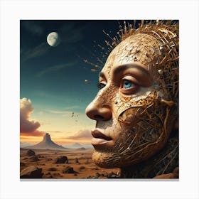 complex surreal piece Canvas Print