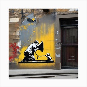 Banksy 5 Canvas Print