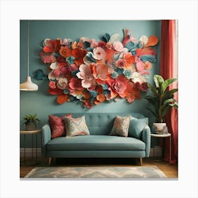 Flower Wall Art Canvas Print