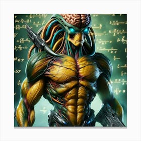 Calculating Conqueror. Canvas Print