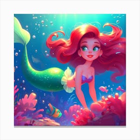 Little Mermaid Canvas Print