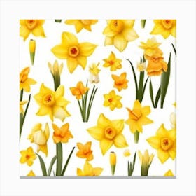 Yellow Daffodils Canvas Print