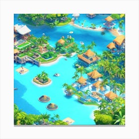 Island Paradise Canvas Print