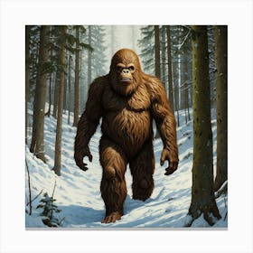 Bigfoot 10 Canvas Print