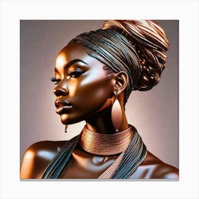 Nubian beauty Canvas Print