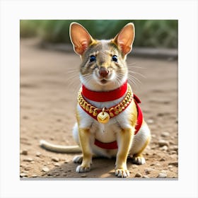 Perro O Raton Canvas Print