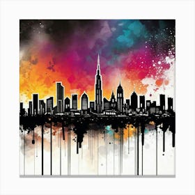 New York City Skyline 64 Canvas Print