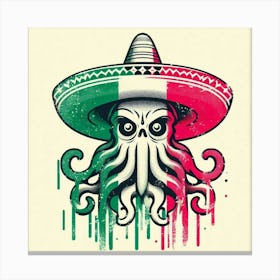 Octopus Canvas Print