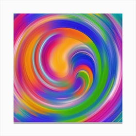 Big Girth Swirl Canvas Print