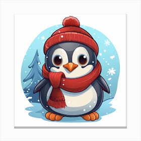 Cute Penguin Canvas Print