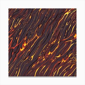 Lava Texture 6 Canvas Print