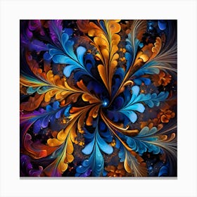 Fractal Flower 1 Canvas Print