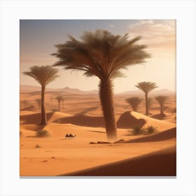 Desert Landscape 106 Canvas Print