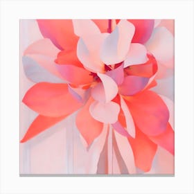 Paper Flower Wreath Canvas Print