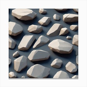 Abstract Rocks Canvas Print