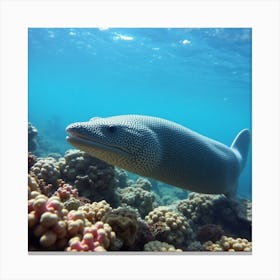 Eel Stock Videos & Royalty-Free Footage Canvas Print