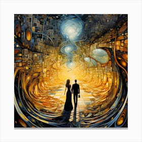 Lovers By Csaba Fikker 24 Canvas Print