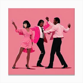 Pulp Fiction Dance Art Prints (39) Canvas Print