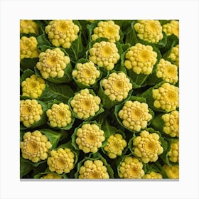 Yellow Cauliflower 2 Canvas Print