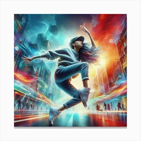 Dancer In The City 4 Canvas Print