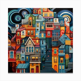 Cityscape 10 Canvas Print