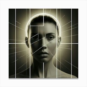 Face Of The Future Canvas Print